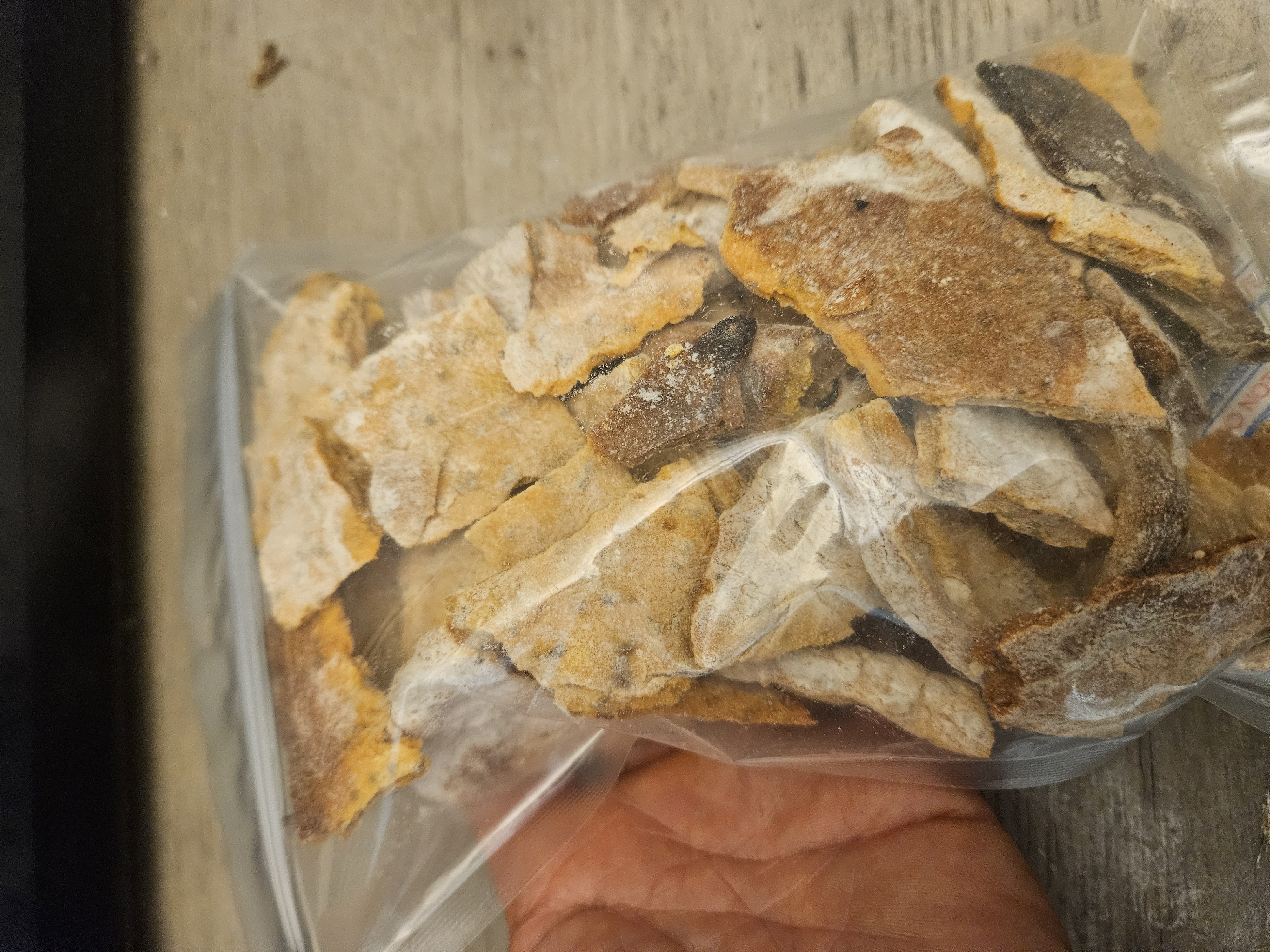 1 lb (16 ouces) Sweet Potato Pemican Crackers with Chia Seeds and Cheese Powder